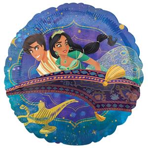 Balão Aladdin e Jasmine Disney Foil, 43 cm