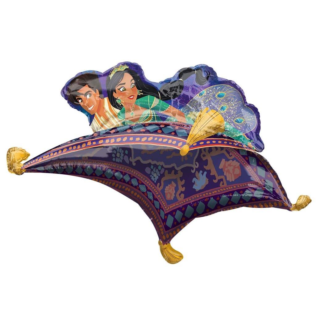 Balão Aladdin e Princesa Jasmine SuperShape Foil, 1,06 mt