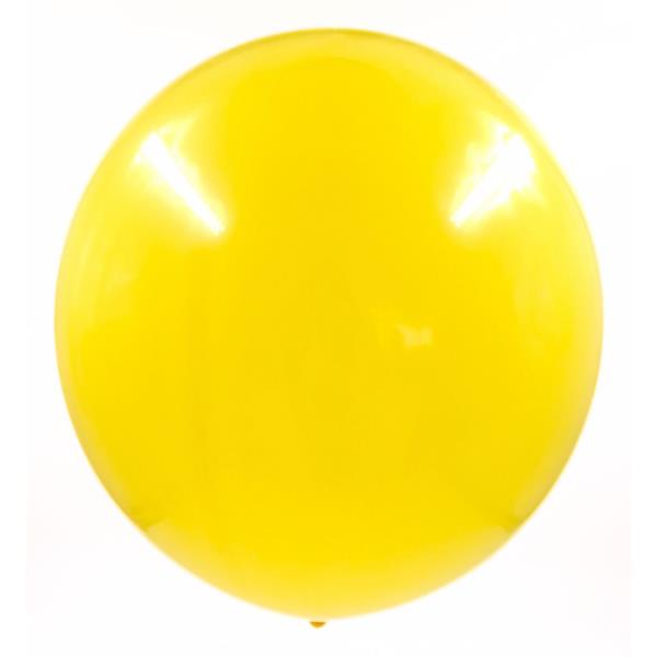 Balão Amarelo Redondo Látex, 40 cm