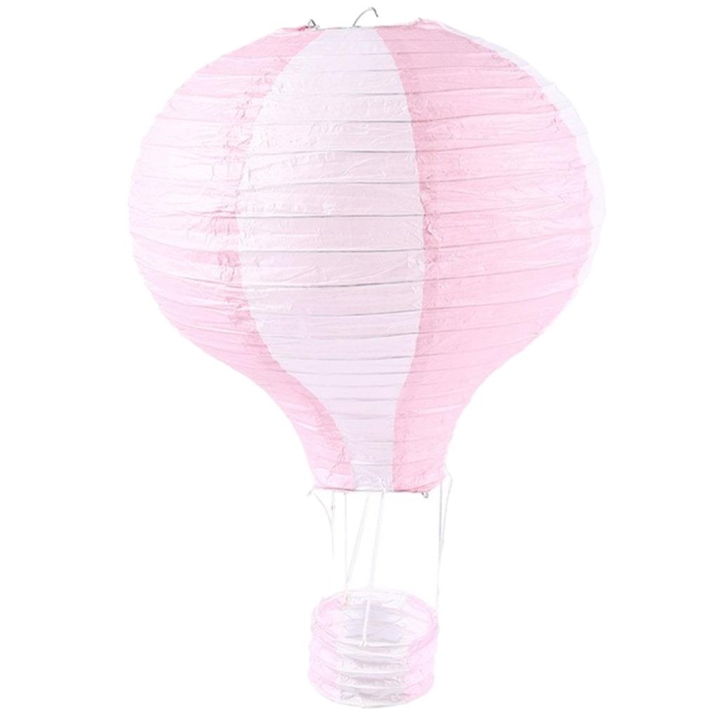 Balão Ar Quente Rosa Claro, 30 cm