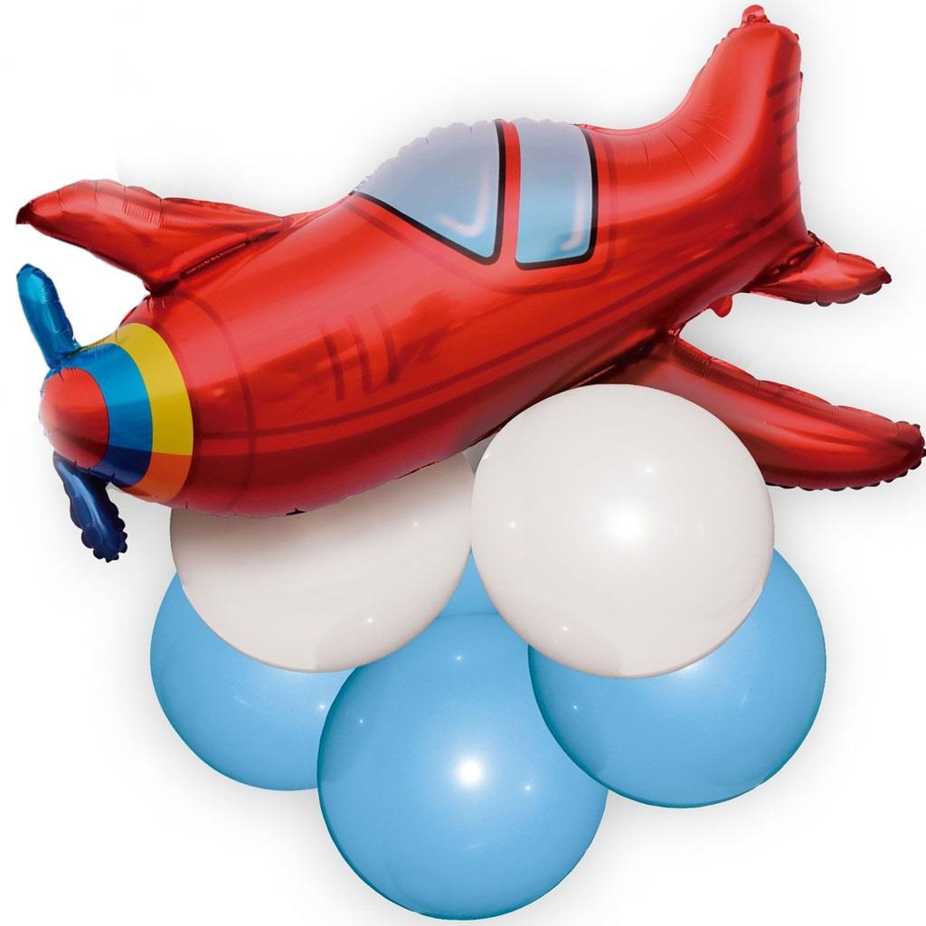 Balão Avião Foil e Balões Látex