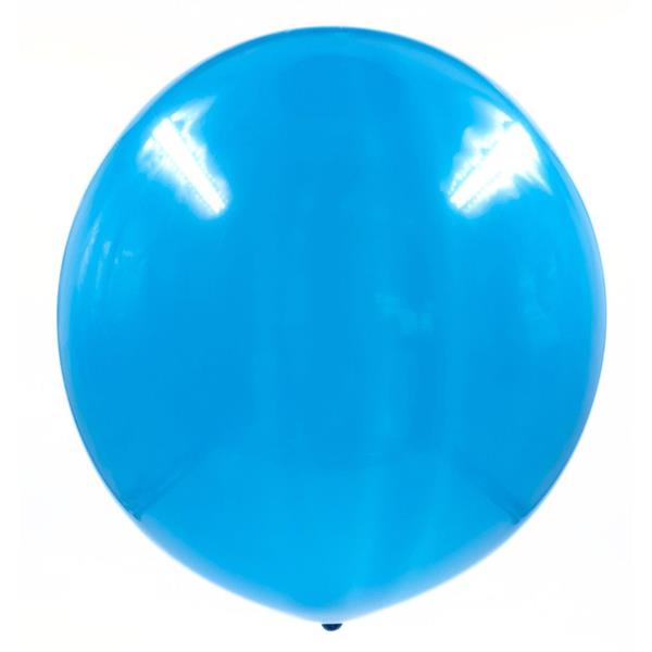 Balão Azul Redondo Látex, 40 cm