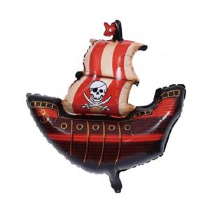Balão Barco de Piratas Foil, 85 cm