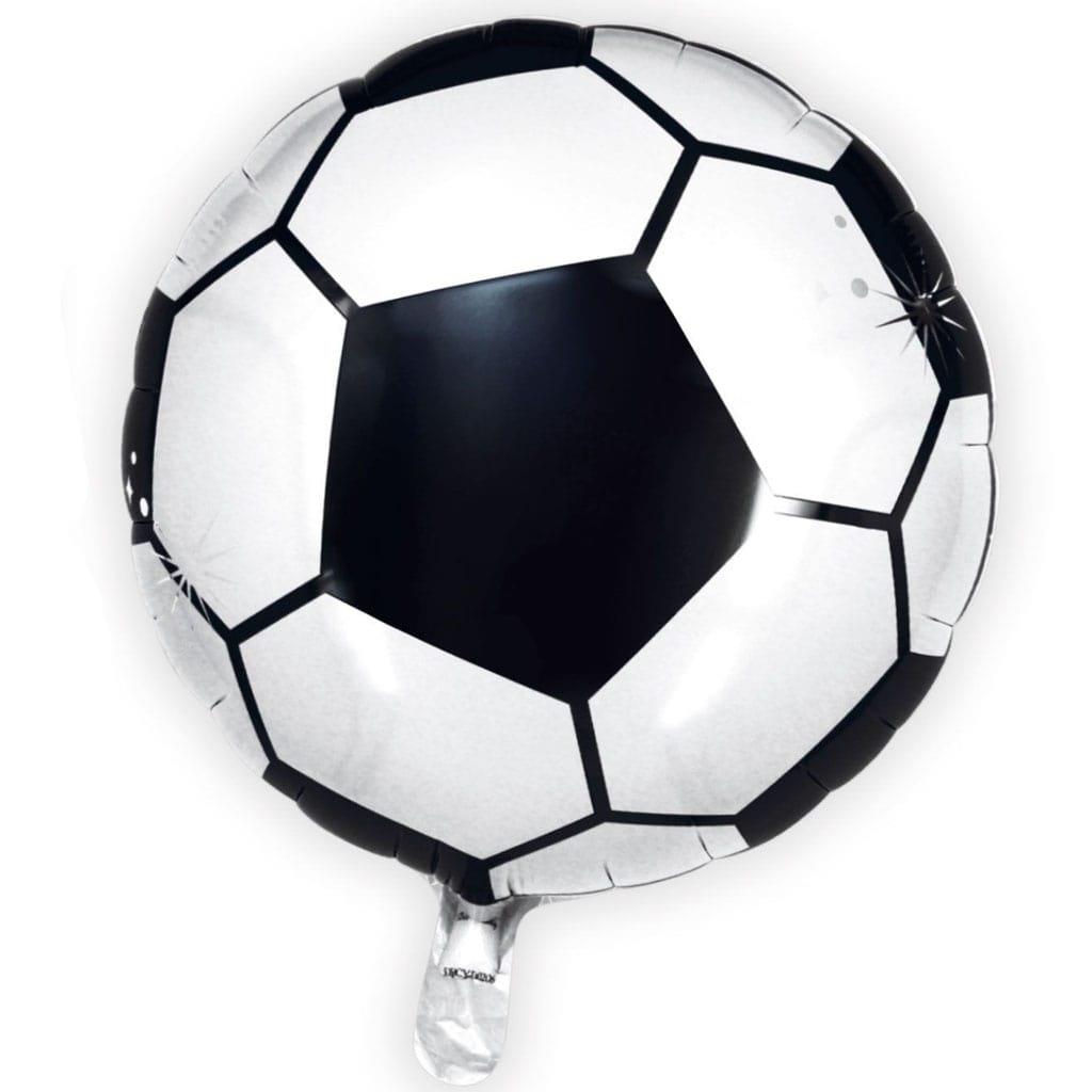 Balão Bola de Futebol com Glitter Foil, 45 cm