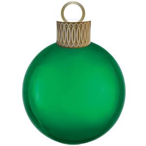 Balão Bola de Natal Verde Foil, 40 cm