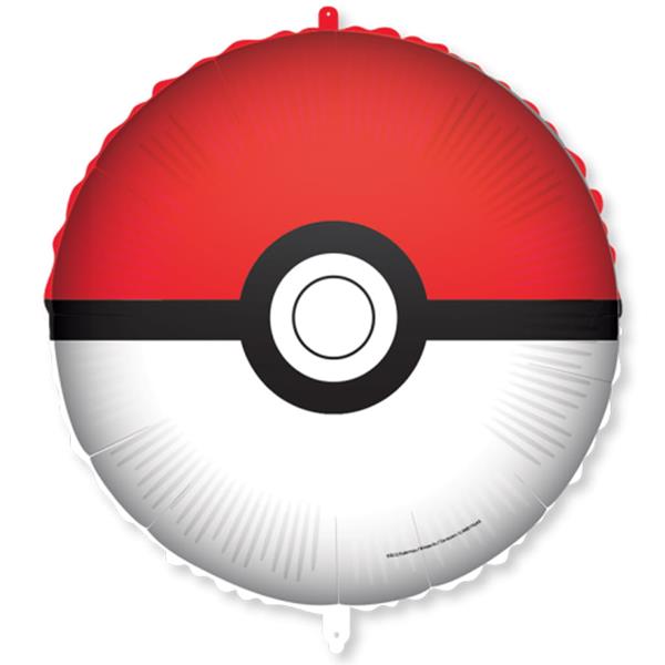 Balão Bola Pókemon Foil com Peso, 46 cm