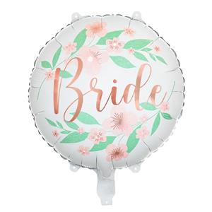 Balão Bride Floral Foil, 45 cm