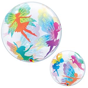 Balão Bubble Fadas Mágicas e Brilhos, 56 cm