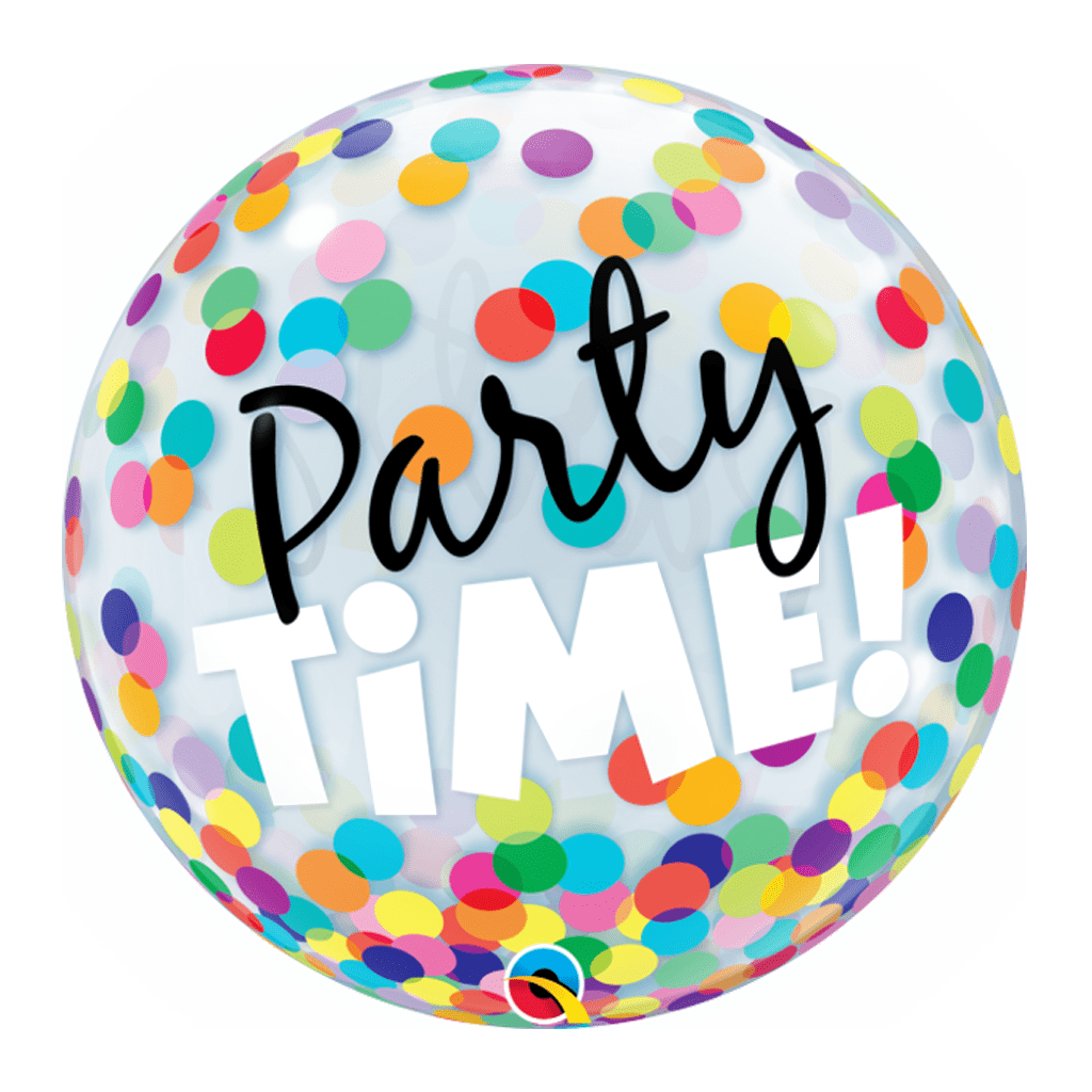 Balão Bubble Party Time!, 56cm