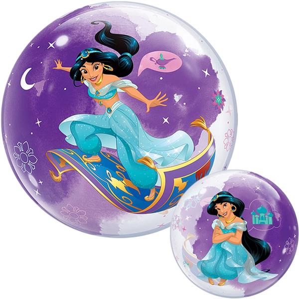 Balão Bubble Princesa Jasmine, 56 cm