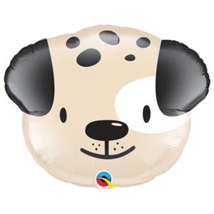Balão Cabeça Cão Fofinho Foil, 53 cm