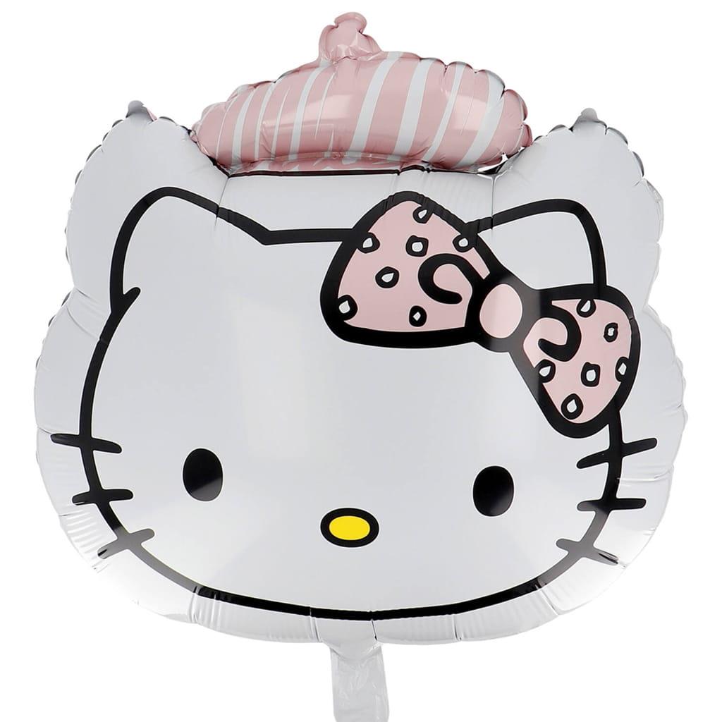 Balão Cabeça Hello Kitty Paris Foil, 46 cm Balão Cabeça Hello Kitty Paris Foil, 46 cm