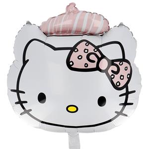 Balão Cabeça Hello Kitty Paris Foil, 46 cm Balão Cabeça Hello Kitty Paris Foil, 46 cm
