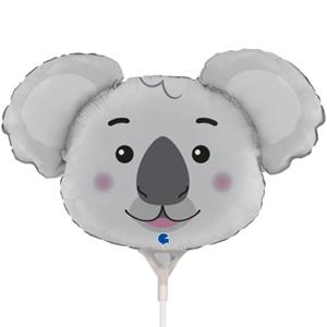 Balão Cabeça Koala Mini Shape Foil, 35 cm