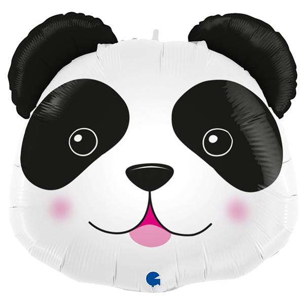 Balão Cabeça Panda Super Shape, 74 cm