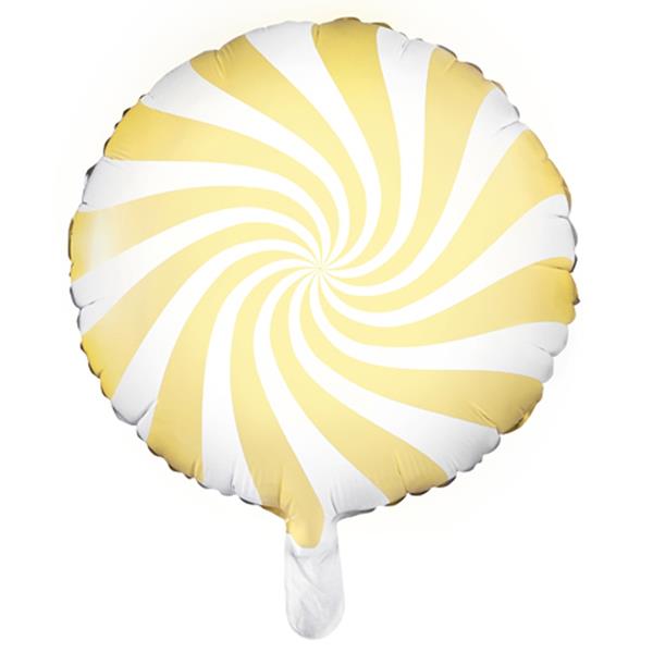 Balão Candy Amarelo Foil, 45 cm