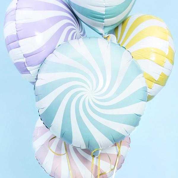 Balão Candy Azul Foil, 45 cm