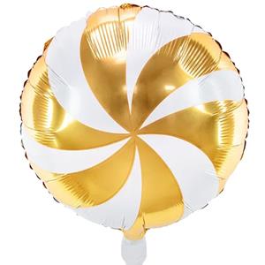 Balão Candy Dourado Foil, 35 cm