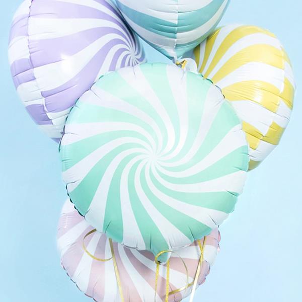 Balão Candy Verde Menta Foil, 45 cm