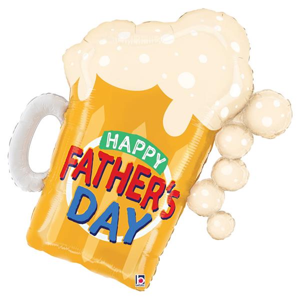 Balão Caneca Cerveja Happy Father´s Day Foil, 69 cm