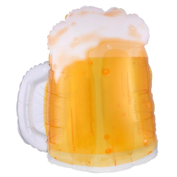 Balão Caneca de Cerveja Super Shape Foil, 58 cm