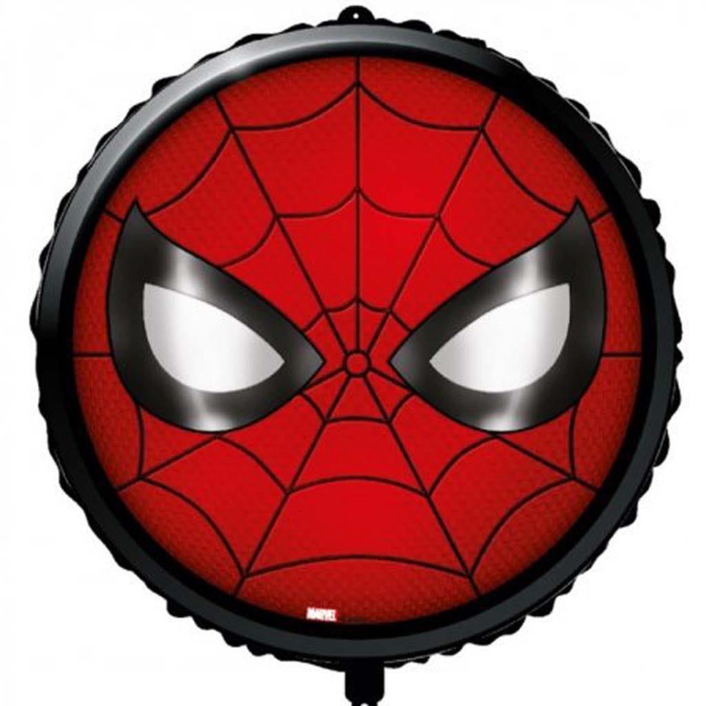 Balão Cara Homem Aranha Foil, 46 cm