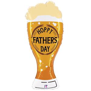 Balão Copo de Cerveja Hoppy Fathers Day Foil, 86 cm