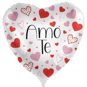 Balão Coração Amo-te São Valentim Foil, 43 cm