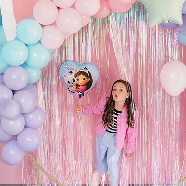 Balão Coração Casa das Bonecas da Gabby Foil, 35 cm