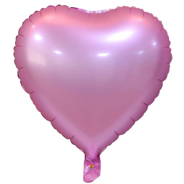 Balão Coração Rosa Foil, 51 cm