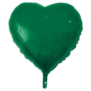 Balão Coração Verde Foil, 79 cm