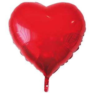 Balão Coração Vermelho Foil, 79 cm