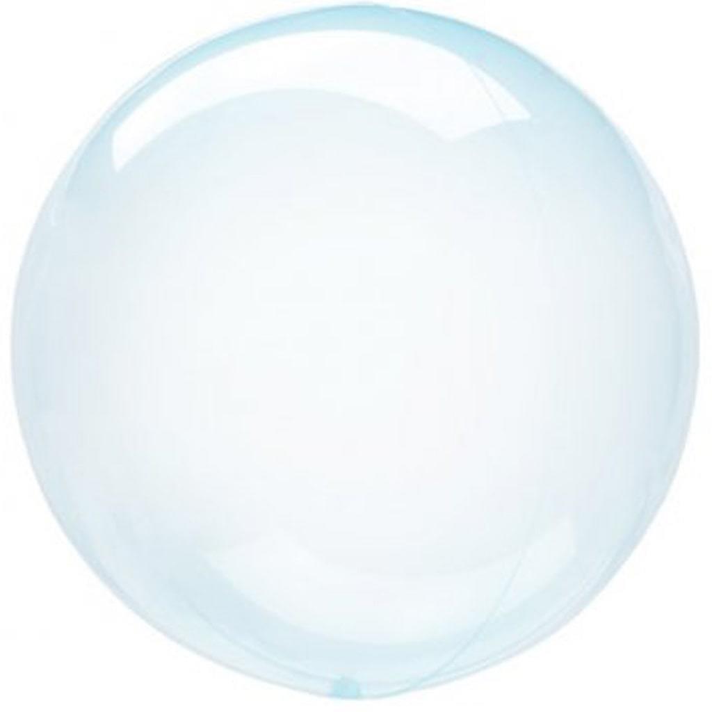 Balão Crystal Clearz Azul, 25 cm