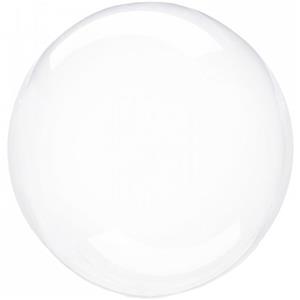 Balão Crystal Clearz Transparente, 45 cm