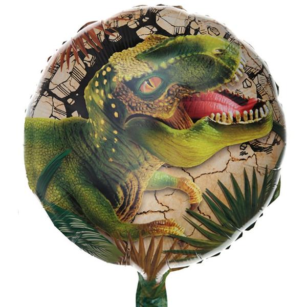 Balão Dinossauro T-Rex a Rugir Foil, 45 cm