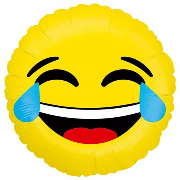 Balão Emoji Chorar Rir