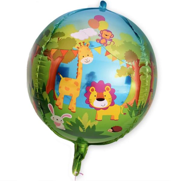 Balão Festa Animais da Selva Foil, 60 cm