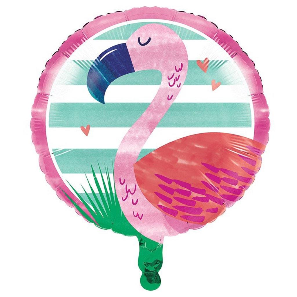 Balão Flamingo Tropical Foil, 45 cm