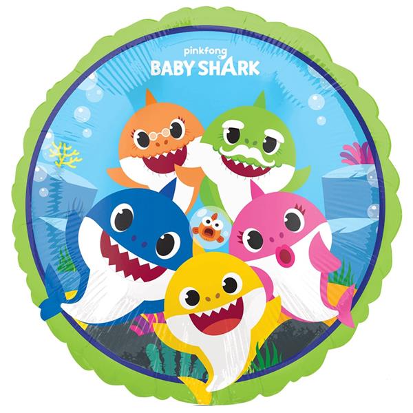 Balão Foil Família Baby Shark