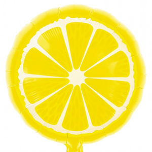 Balão Foil Limão, 46 Cm