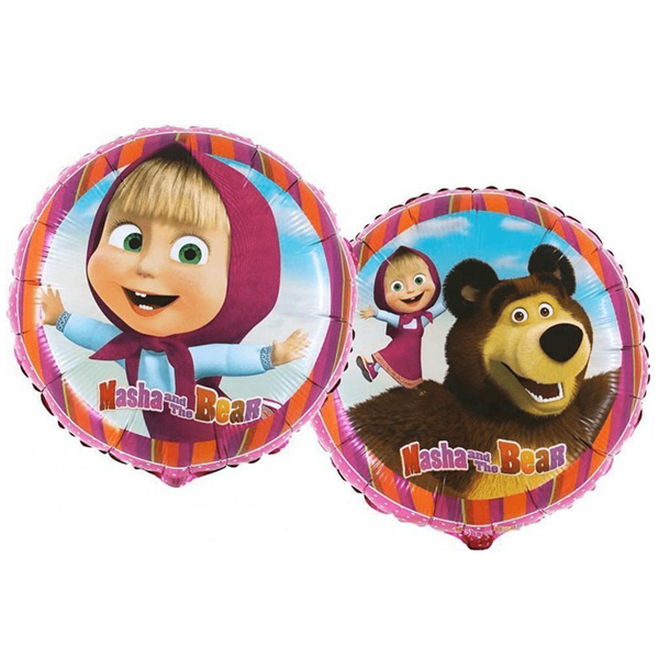 Balão Foil Masha e o Urso, 46 cm