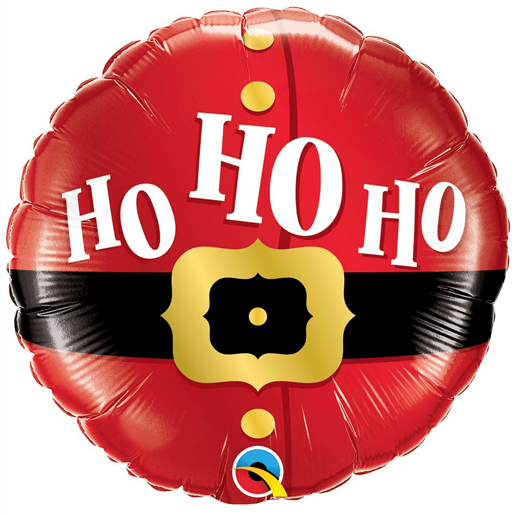Balão Foil Natal Ho Ho Ho Vermelho, 46 cm