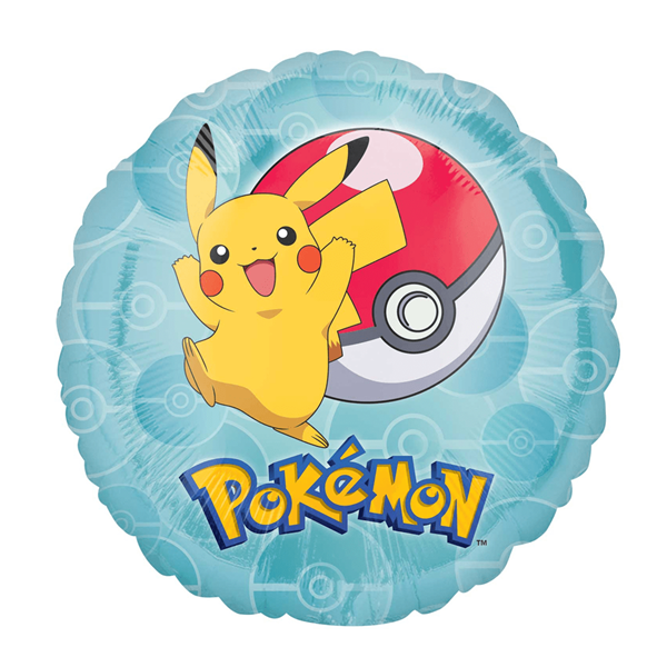 Balão Foil Pokémon, 43 cm