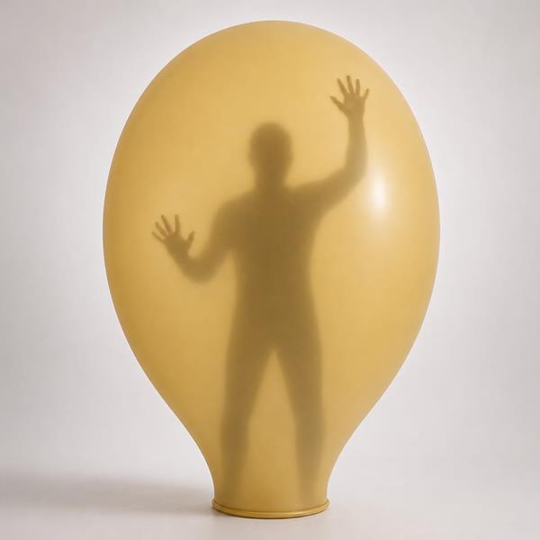 Balão Gigante Transparente Boca Larga, 1,70 mt