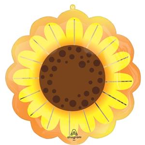 Balão Girassol Foil, 53 cm