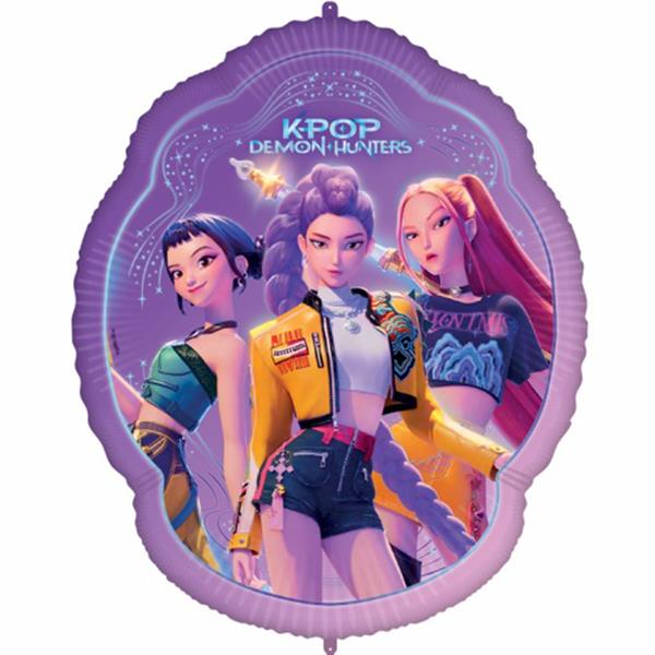 Balão Guerreiras K-Pop Super Shape Foil, 75 cm Balão Guerreiras K-Pop Super Shape Foil, 75 cm