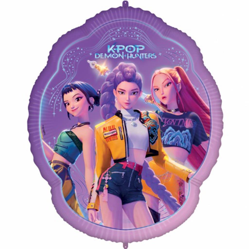 Balão Guerreiras K-Pop Super Shape Foil, 75 cm