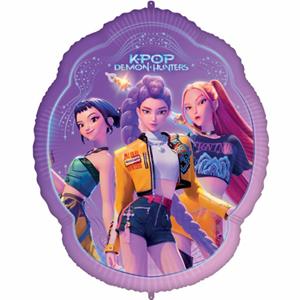 Balão Guerreiras K-Pop Super Shape Foil, 75 cm