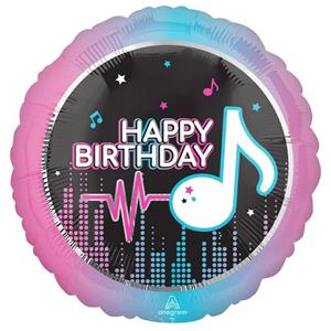 Balão Happy Birthday Let´s Dance Foil, 43 cm