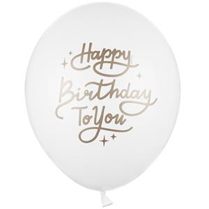 Balão Happy Birthday To You Látex, 30 cm